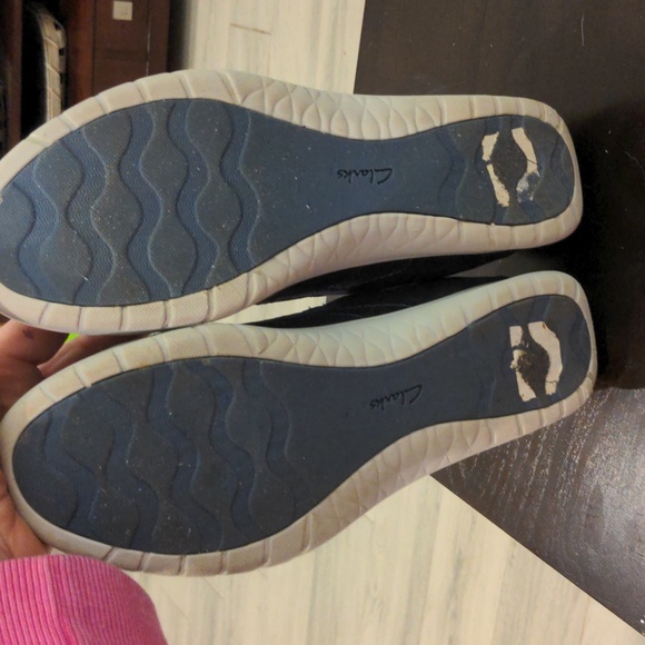 EUC Clarks Cloudsteppers™ Adella Trace Women's Size 10W Blue Step in Ortholite - Picture 7 of 11